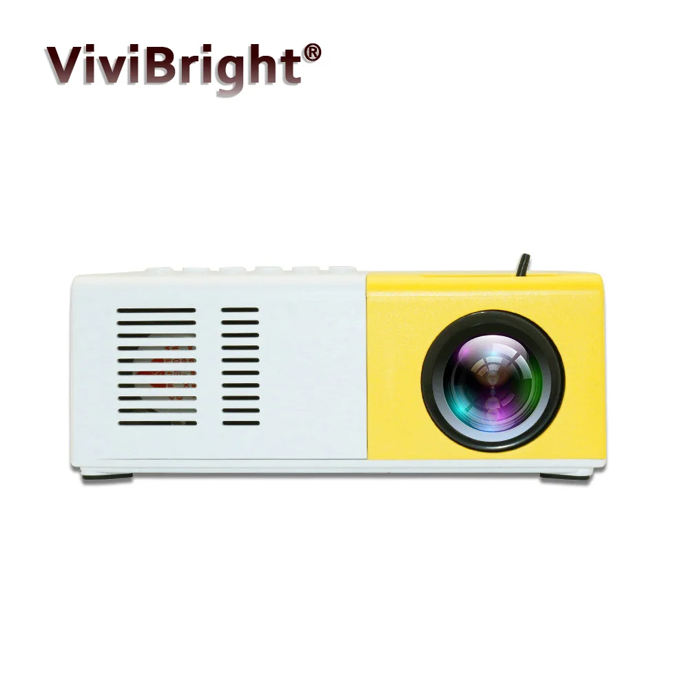 ViviBright мини-проектор J9 1080P Full high definition проектор домашний кинотеатр Мультимедиа Поддержка HDMI AV VGA USB