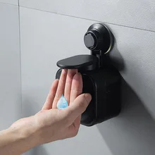 Ванная Комната Раковина Мыло жидкий шампунь диспенсер практичная присоска настенное крепление дизайн для кухни офиса школы больницы и отеля