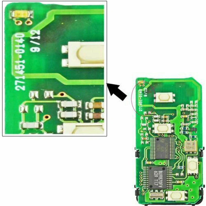 KEYECU-A433-F433-27145-0140-27145-3370-27145-5290-Smart-Remote-Car-Key-Fob-per-Toyota.jpg Keyforkess A433 F433 27145-0140 / 27145-3370 / 27145-5290 Smart Remote Car Key Fob per Toyota Avalon Camry Corolla 2007-2013 - KEYECU A433 F433 27145 0140 27145 3370 27145 5290 Smart Remote Car Key Fob per Toyota