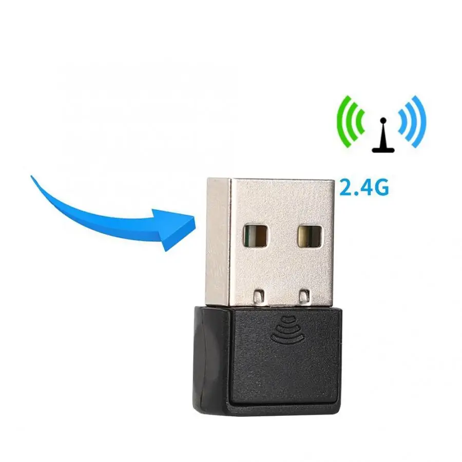 Черный Мини USB2.0 беспроводной сетевой адаптер 2,4-2,4835 ГГц WiFi сетевой адаптер