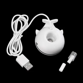 

2018 Professional Cute Whale Shaped Humidifier Mini Air Purifier Portable USB Diffuser Universal Home Office Purifierdropshiping