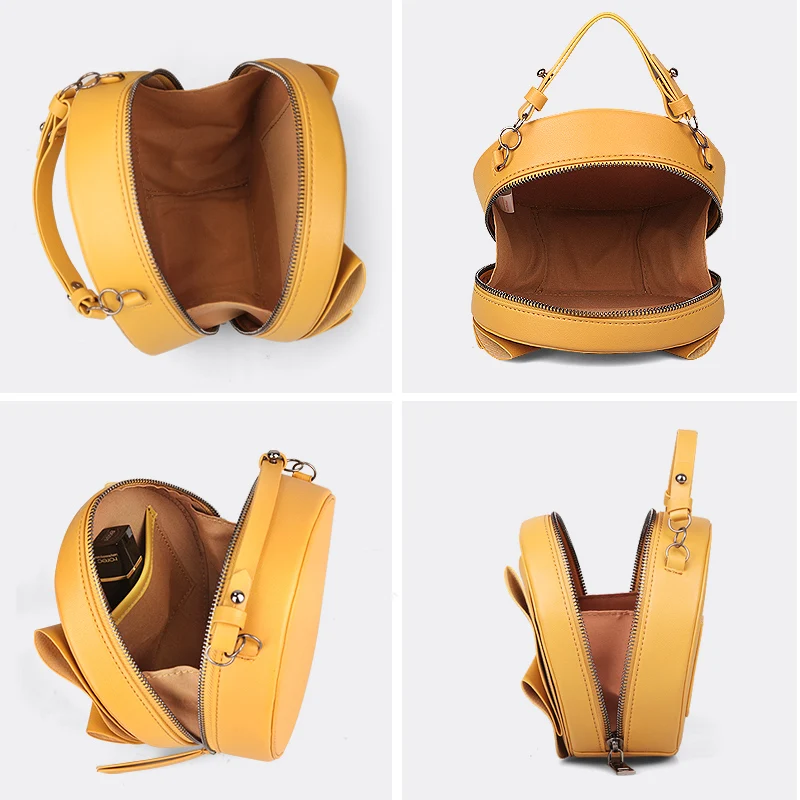 round yellow bag