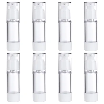 

8pcs Mini Plastic Travel Bottle Toiletries Container Lotion Containers for Travel Hotel