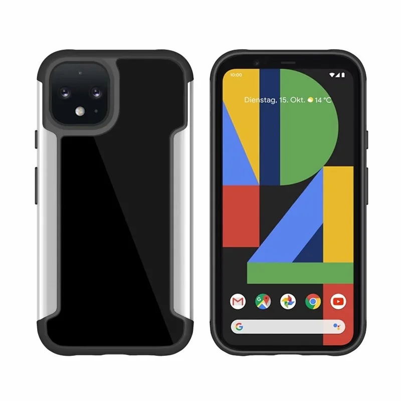 Чехол для Google Pixel 4 Чехол Pixel 4 XL чехол Высококачественный Металлический бампер прозрачный противоударный чехол для Google Pixel 4 XL чехол