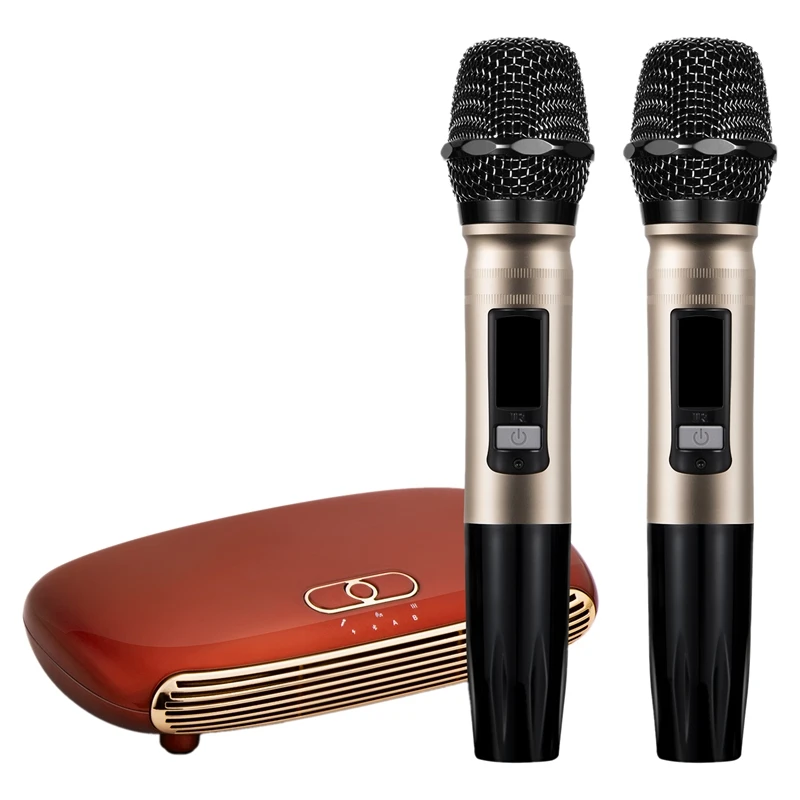 

K8 New USB Mini Bluetooth Wireless Microphone Karaoke Set Eu Plug