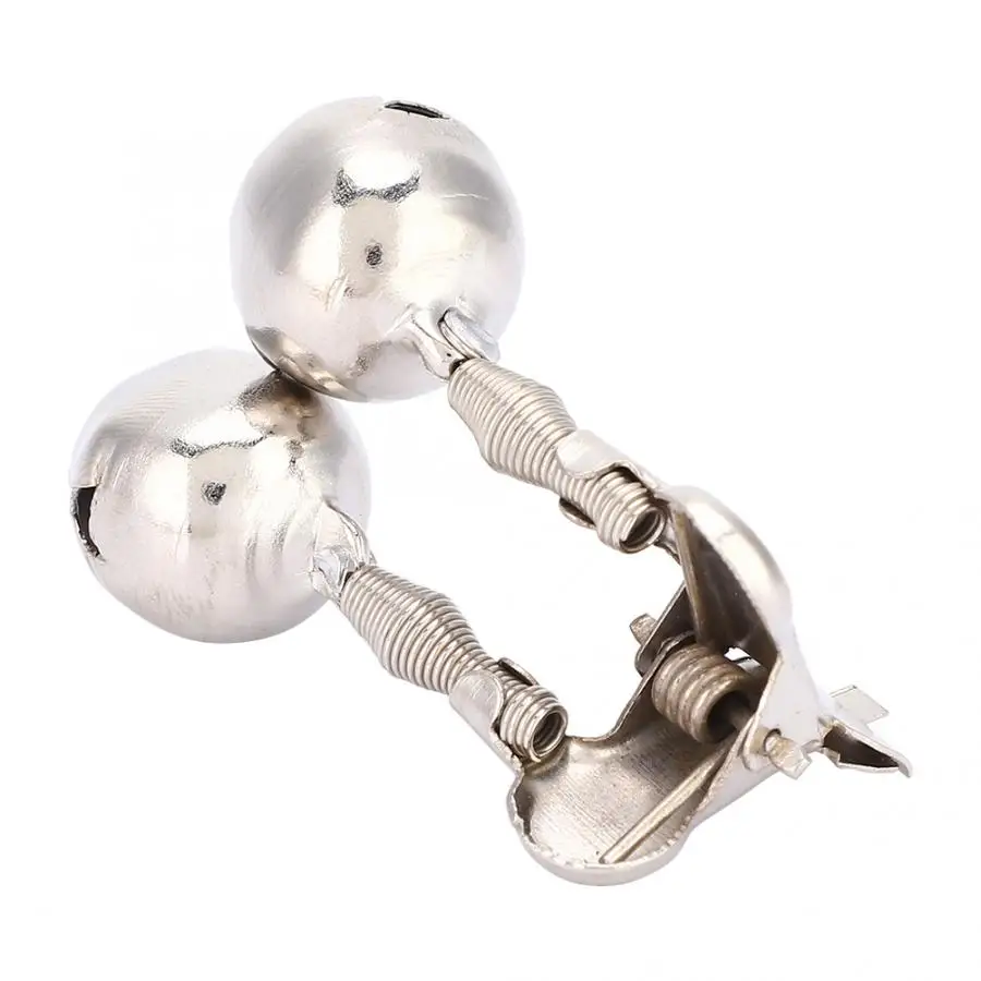 2pcs/Lot Fishing Alarm Double Bells Bell Clip Rod Bite Stainless Steel Carp Accessory | Спорт и развлечения