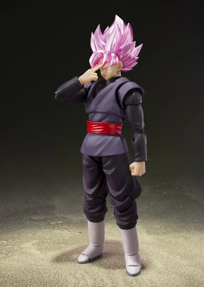 Подлинная фигурка Bandai S. H. Figuarts Dragon Ball и Super Goku Black Super Saiyan Rose Event эксклюзивная цветная фигурка