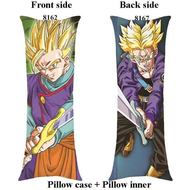 pillow Новая длинная подушка с рисунком из мультфильма DRAGON BALL Z на заказ, подушка для тела с принтом, с обеих сторон, 40 см* 100 см - Цвет: pillow