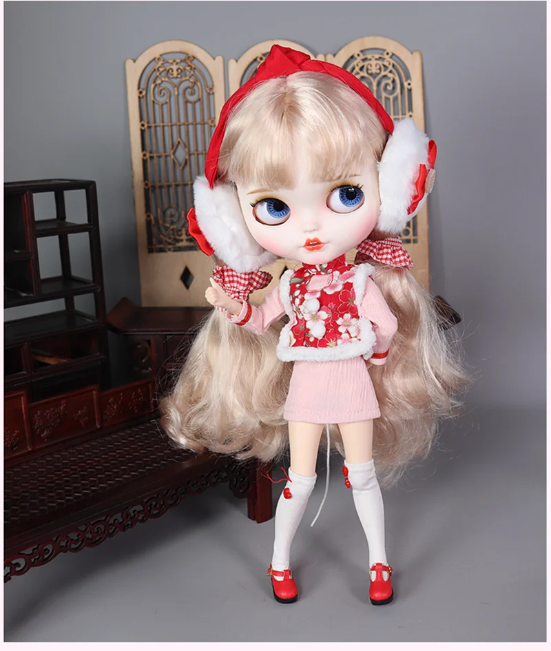 

1/6 искусственный спрей для матового тела с одеждой и париком, полный комплект, модная Милая большая голова, Аниме Кукла, подарок для девочки