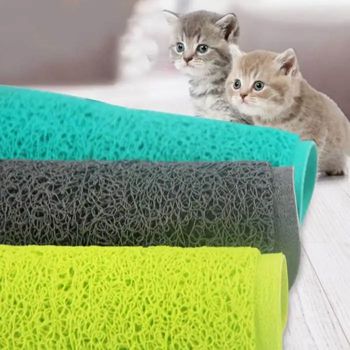 Коврики для ловли кошек 30*40 см ПВХ эластичные волоконные коврики для кошек коробки для мусора QJS магазин