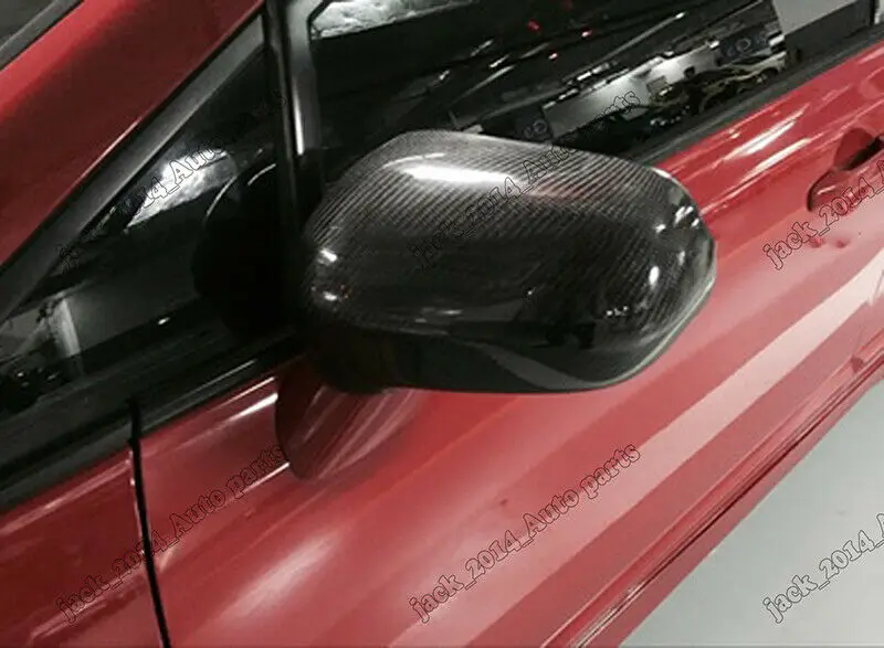Подходит для Honda Civic 2006 2007 2008 2009 2010 2011 задний бампер углеродного волокна боковое зеркало заднего вида 2 шт