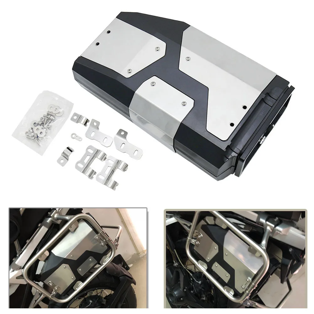 

Tool Box Aluminum Durable Portable Organiser Side Bracket Use Decorative Lightweight Storage Sturdy Hard Carry For R1200GS