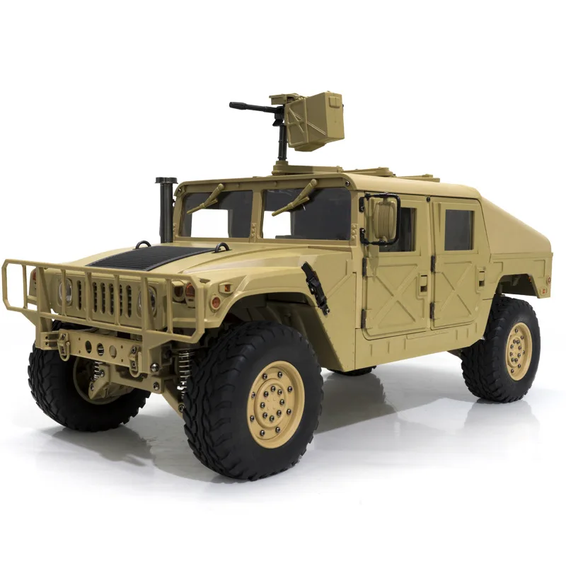 

RC 30 KM/H High-end Hummer Snow Meadow Mud Ground Off-road Remote Control Vehicles Military Trucks 1:10 Simulation Car Model Toy