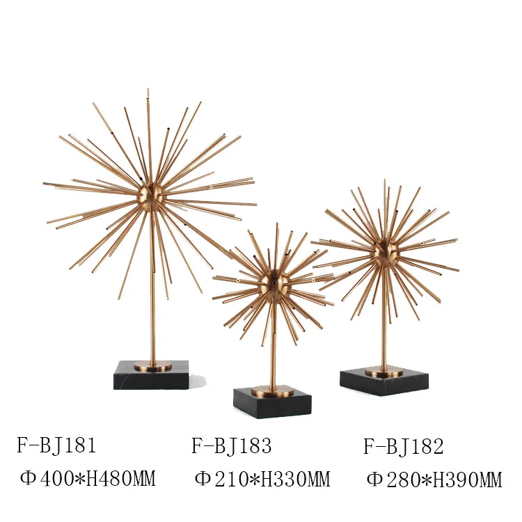 

European Style Soft Loading Modern Model Room Decoration Iron Art Soft Loading Accessories Crafts Creative Home Accessories Hote