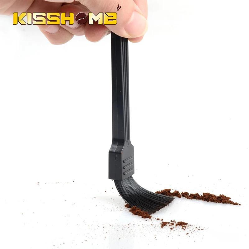 Black Coffee Cleaning Brush Milk Tea Powder Clean Bar Table Brushes Plastic Soft Flexible Bristles Kitchen Accessoris | Дом и сад