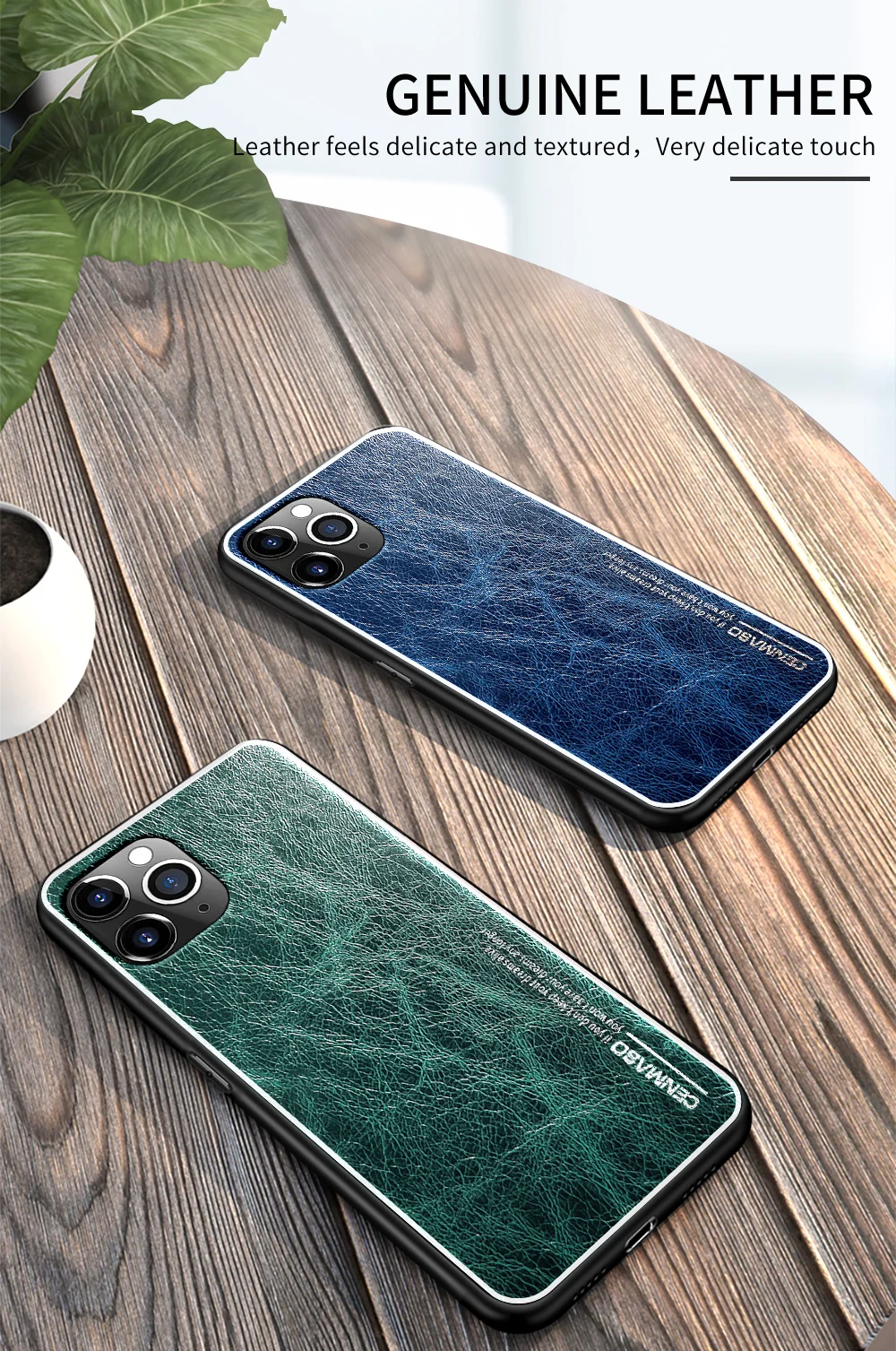Для iPhone 11 чехол Роскошный из натуральной кожи деловой чехол для телефона для iPhone 11Pro Max чехол анти-падение задняя крышка Беспроводная зарядка