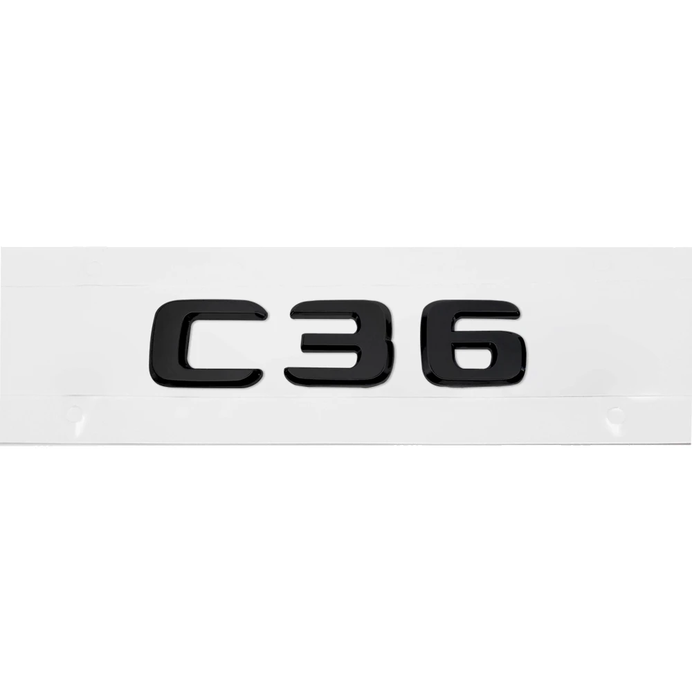 Для Mercedes Benz C32 C36 C43 AMG 190E W201 W202 W203 W204 W211 W210 W212 W205 задние буквы багажника значок с