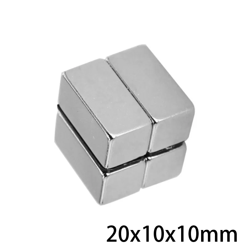 Суперкубический Блок N35 неодимовый магнит 20x10x10 мм 1 ~ 50 шт. 20 * 10 NdFeB сильные магниты
