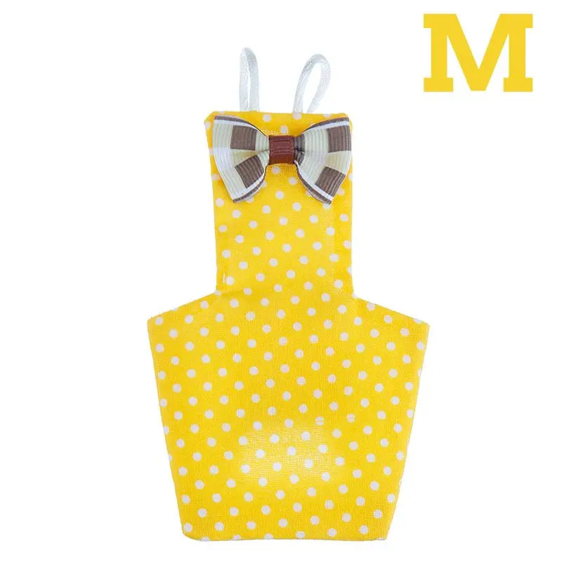 Yellow M Утилита S/M Pet Parrot одежда пеленки салфетка штаны с птицами милый Летающий костюм для зеленой щеки Conure длиннохвостый попугай Австралийский попугай голубей - Цвет: Yellow M