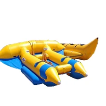 Inflatable Banana Floating Boat Inflatable Water Sports Inflatable Surfing Equipment For Water Park Sports Game Playing