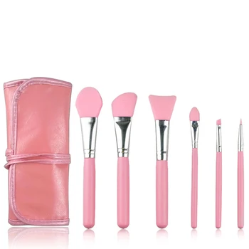 

Makeup Brushes Set 6pcs/Professional Facial Mask Stirring Soft Silicone Makeup Brush pincel maquiagem