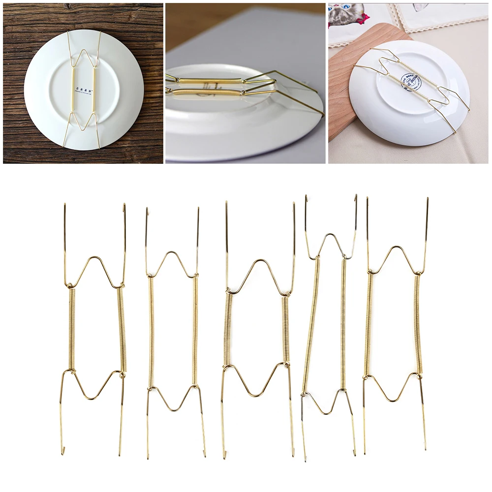 1PCS 8 10 12 14 16 Inch Wall Display Plate Dish Hangers Holder For Home Decor 