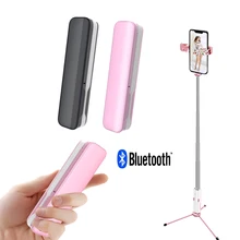 Bluetooth селфи-Палка 12 см, Выдвижной Штатив, селфи-палка 3 в 1 с моноподом, крепление для телефона для iPhone, Android, смартфона