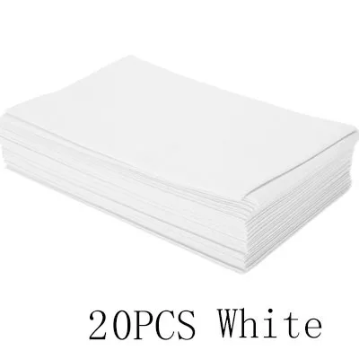 20PCS White 10/20 шт спа простыни одноразовые массажный стол лист водонепроницаемый покрывало для кровати нетканый материал, 180x80 см - Цвет: 20PCS White