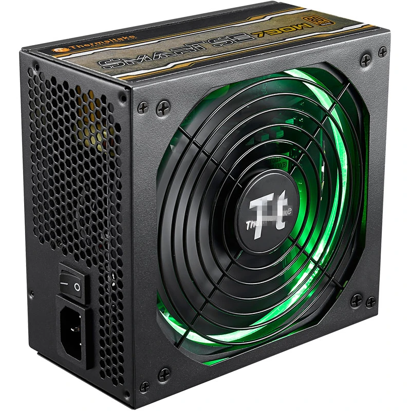 PSU для Thermaltake(Tt) Dazzle шаблон полный модуль красный/зеленый Riing вентилятор игра источник питания 730 Вт блок питания Smart SE 730 Вт