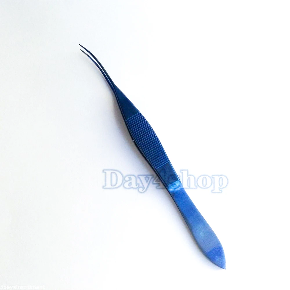 Olho de Instrumentos Melhor Titânio Curva Forcep Subordinação 102 Milímetros Cirúrgicos Oftalmológicos 10 Beleza e saúde