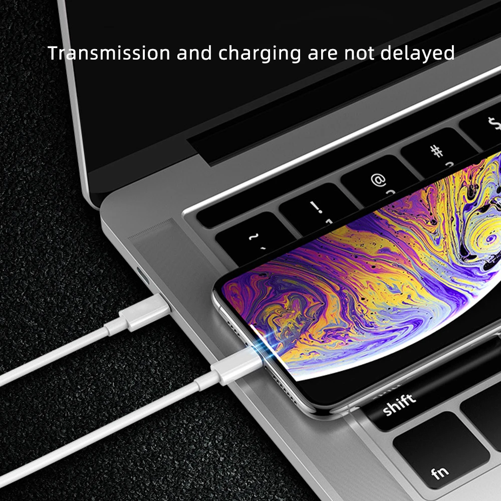 FDBRO MFi Тип usb C в соответствии со стандартом ISO кабель для передачи данных для iPhone 11 Pro X XS 8 XR PD18W быстрый USB C зарядный кабель для передачи данных для Macbook USB C шнур