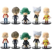 

5PCS One Punch Man Figure Saitama Genos Tatsumaki Garou Q Version Figurine Toys Action Figures Model Car Decoration Dolls Toy