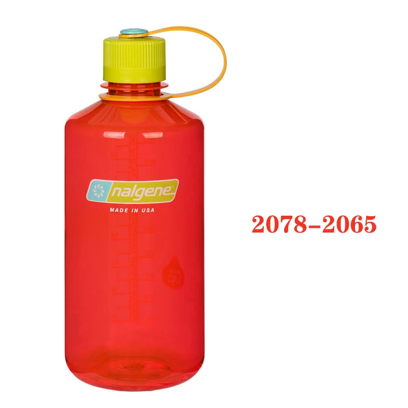 Nalgene, спортивная чашка для улицы, портативный пластиковый чайник, чашка с маленьким отверстием для рта, бутылка для фитнеса, велоспорта, кемпинга, путешествий 1000 мл - Цвет: 2078-2065