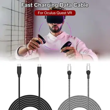 

For Oculus Rift S/RIFT CV1/GO/QUEST/ Rift Dk2 All-in-one Virtual Reality VR Glasses Data Charging Cable 3m For Oculus Quest VR