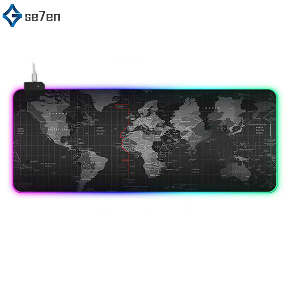 RGB коврик для мыши игровой коврик для мыши большой коврик для мыши Компьютерная коврик для мыши RGB XL коврик для мыши геймер игровые коврики и чехлы USB Коврик для мыши