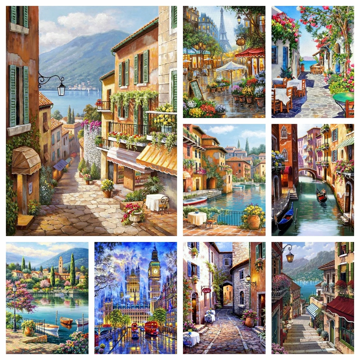 

Алмазная 5D картина «сделай сам», уличная полная вышивка, наборы для вышивки крестиком, пейзаж, мозаика, картина, вышивка, домашний декор