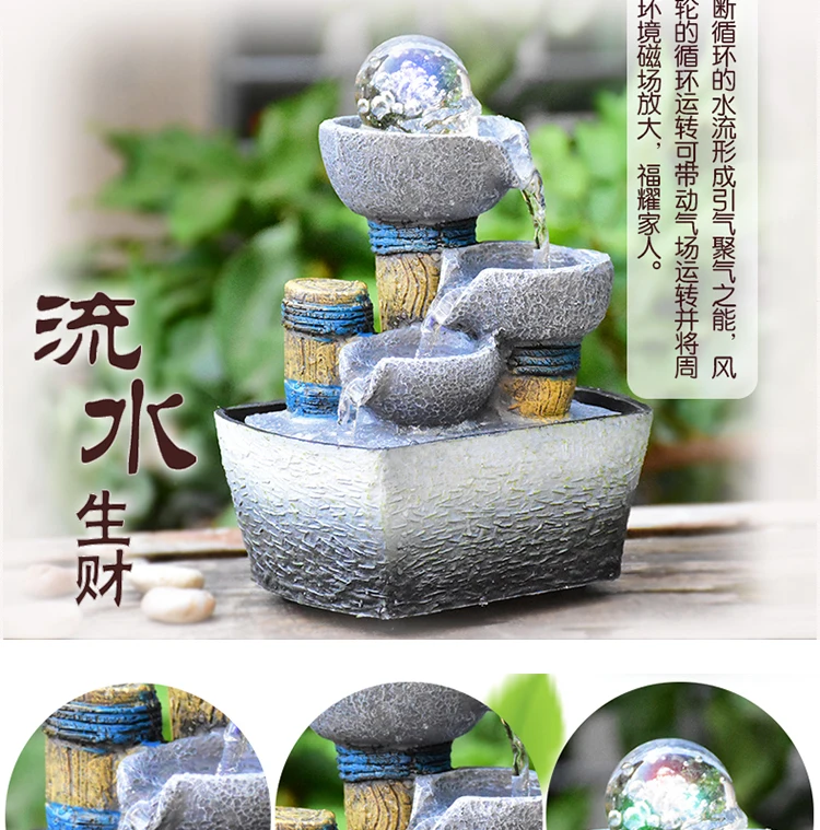 110 В/220 В креативные домашние фонтаны офисный стол мини-водопад ...