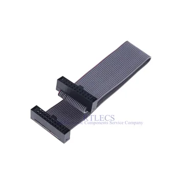 

5pcs 20 Pin 1.27 mm Pitch IDC Socket Extension Flat Ribbon Cable 0.635 mm Pitch 80 100 120 150 200 300 mm ISP JTAG DAP AVR IDC