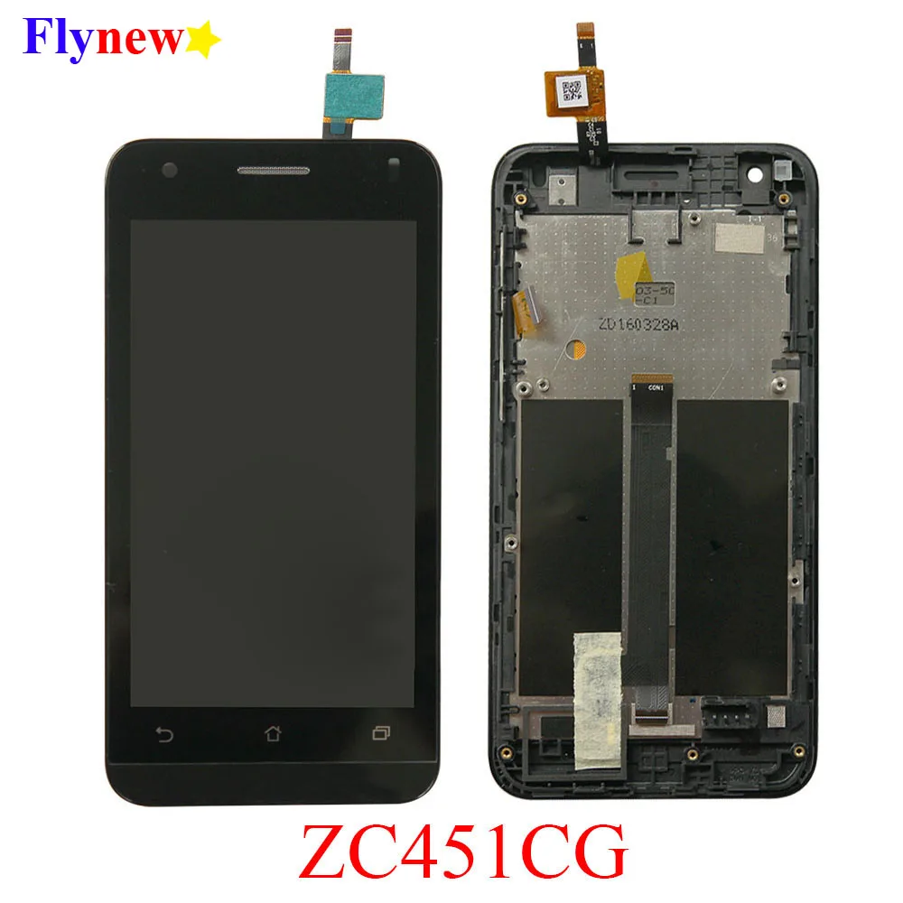 ЖК-дисплей 4 5 дюйма для Asus Zenfone C ZC451CG Z007 ЖК-матрица сенсорный экран дигитайзер в
