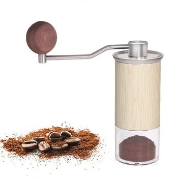 

Manual Coffee Grinder Stainless Steel Grinder Conical Coffee Bean Miller Coffee Milling Machine Wooden 15/35g Grinder
