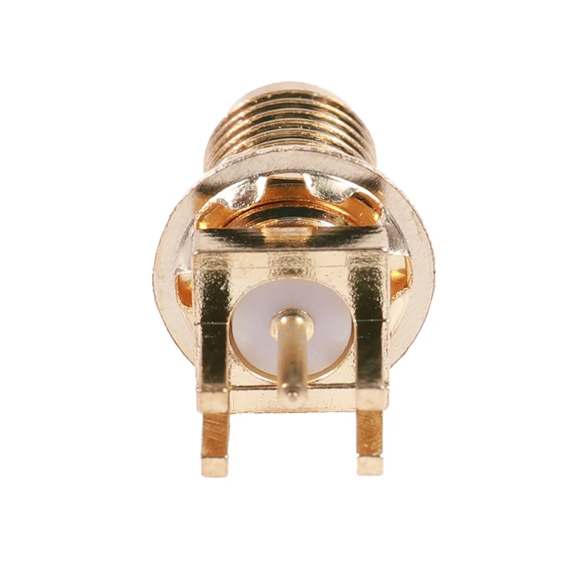 

New 5 Pcs SMA Male Plug Center Solder PCB Mount RF Connectors Gold