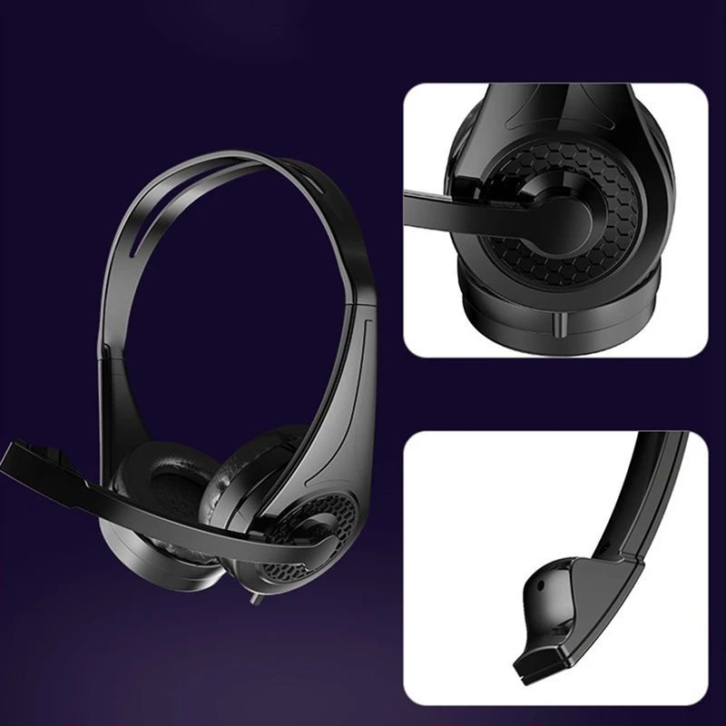 Universal Music Headset Noise Cancelling Microphone Voice Headset Ear Hook Headset PC Music Phone Bass Music