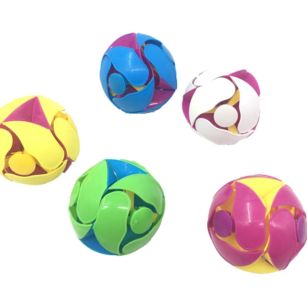 Волшебная двух-Цвет бросить мяч Цвет изменение декомпрессии пазл ручной бросок Цвет мяч инновационная игрушка