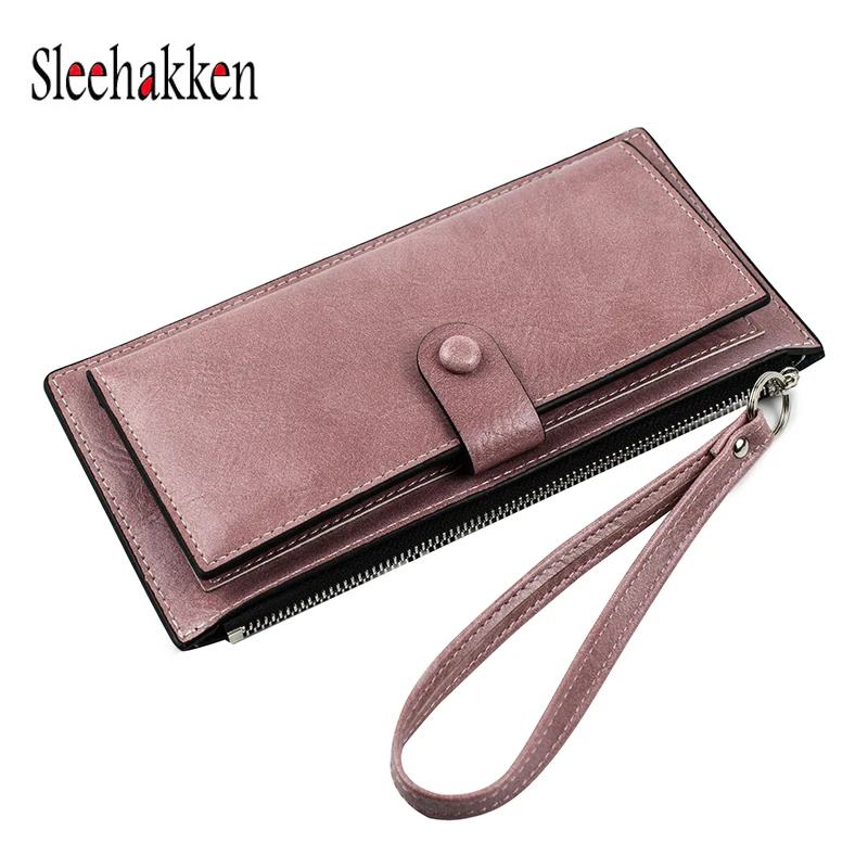 Women's wallet Long creative leather multi-function zipper phone bag money clip lady purse Porte Feuille portemonnee | Багаж и сумки