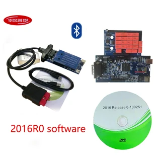 V8.0 реле с Bluetooth 15R3/16R0 для delphis vd ds150e cdp obd obd2 автомобильный диагностический инструмент+ полный комплект 8 шт. грузовиков/автомобильных кабелей - Цвет: with Bluetooth