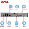XM PoE NVR 4Channel Home Security Camera System Video Recorder Support 5MP/4MP/1080P HD IP Camera  P2P ONVIF CCTV System ► Photo 2/6