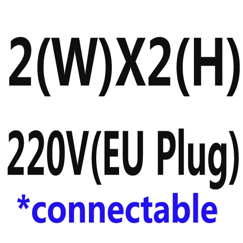 2M(W) x2M(H) 220V EU Гирлянда 3x1/3x2/3x3 м светодиодный гирлянды-сосульки рождественские сказочные огни для дома Свадебные/вечерние/занавески/сад/украшение окна - Испускаемый цвет: 2M(W) x2M(H) 220V EU