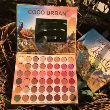 

2019 New Beauty Peacock 48 color Eyeshadow Pallete Eye Makeup Paleta de sombra Shimmer Matte Glitter make up Eye Shadow Pallette