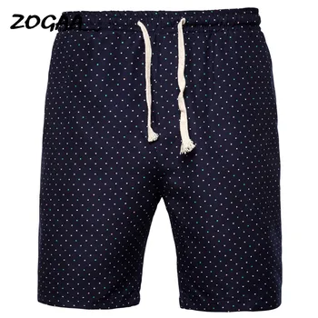 

ZOGAA Men Shorts Summer 2020 New Casual Shorts Men Elastic Waist Fashion Casual Shorts Shorts Homme WavePoint