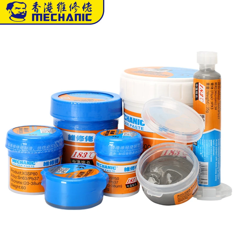 Mechanic Solder Paste Flux Xgz40 Melting Point 183℃ Tin Soldering Flux